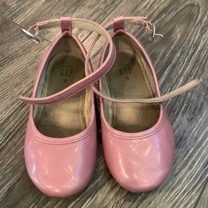 Pink baby gap ballet flats size 8